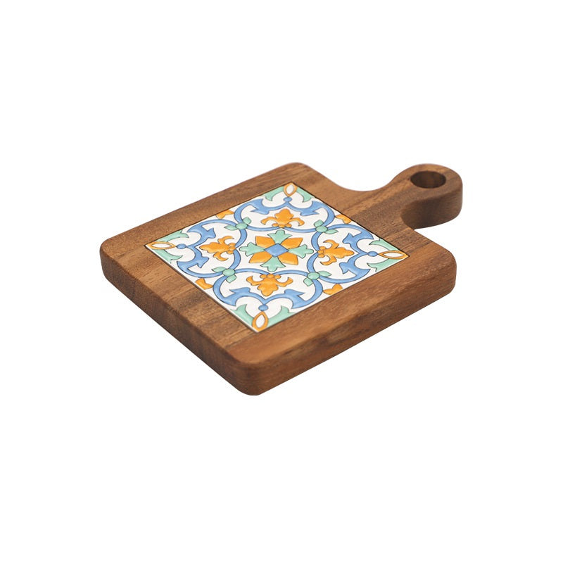 Irregular Solid Wood Table Insulation Table Mat - HAUSSLYON