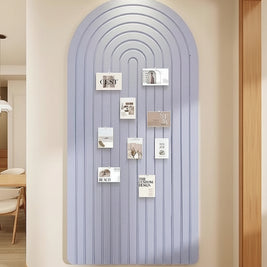 Arched Striped Felt Wall Sticker Felt Board Photo Wall - HAUSSLYON