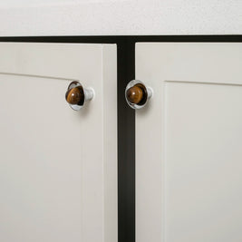 Boutons VidaXL Malbaie, petits boutons ronds en bois naturel pour meubles ou décoration intérieure.