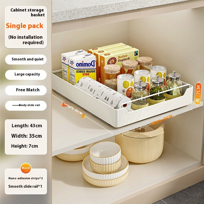 Punch-free Kitchen Pull-out Rack - HAUSSLYON