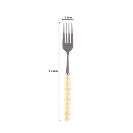 Couverts VidaXL Athenes en acier inoxydable, comprenant fourchette, couteau et cuillère, élégants et modernes pour la table.