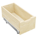 Hard Close Pull Out Cabinet Organizer 8  High Drawer 10  W X 21  D Wood Slide Out Shelves Cabinet Storage Organizer With Full Extension Rail Slides Pull Out Drawer For Kitchens Cabinet Pantry - HAUSSLYON