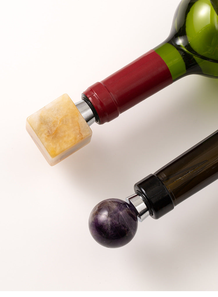 TAPÓN DE BOTELLA DE VINO DE PIEDRA NATURAL EN BRUTO - EMILION