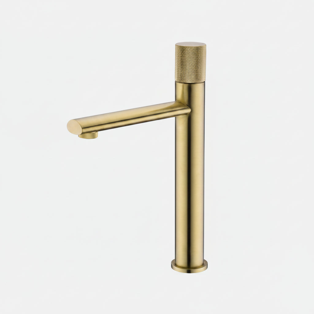 Robinet de salle de bain VidaXL Harlem, chrome brillant, avec levier de contrôle et bec tournant pour douche et lavabo.