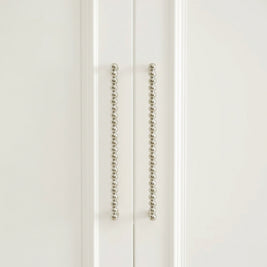 Poignées et boutons NAIROBI Chrome de VidaXL, finition chromée brillante, pour meubles et décoration intérieure.