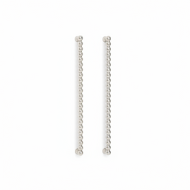Poignées et boutons Nairobi en chrome de VidaXL, montrant leur finition brillante et leur design élégant pour meubles.