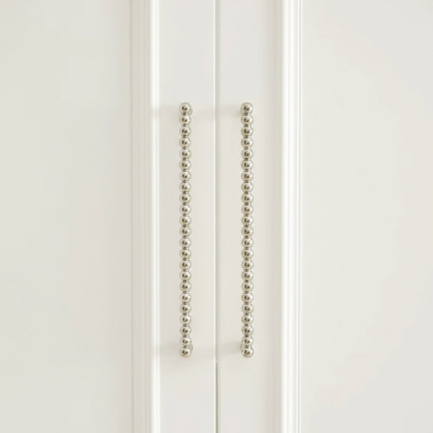 Poignées et boutons NAIROBI Chrome de VidaXL, finition chromée brillante, pour meubles et décoration intérieure.