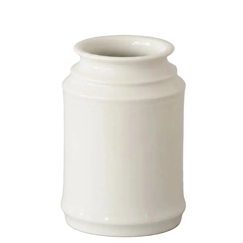 Pot de rangement en céramique VidaXL pour spatules, design élégant, avec compartiments pour organiser la cuisine.