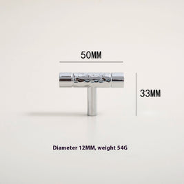 Poignées et boutons Faria en chrome de la marque VidaXL, design élégant pour meubles ou armoires.