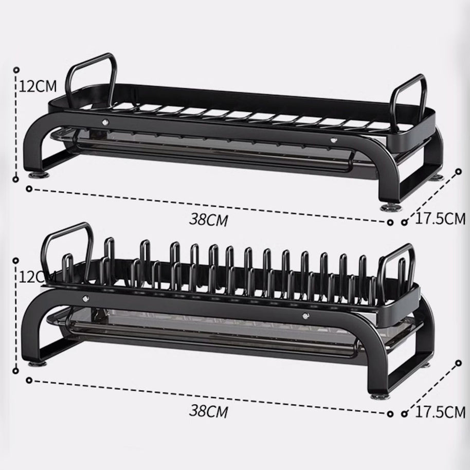 Égouttoir à assiettes VidaXL Lavaltrie 4 supports, design pratique pour sécher la vaisselle efficacement.