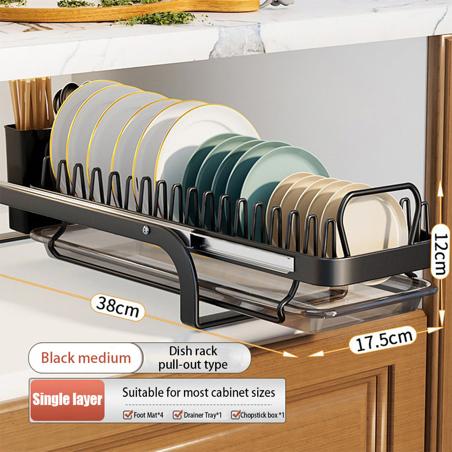 Égouttoir VidaXL Lavaltrie 4 supports à assiettes, en métal, pour sécher la vaisselle efficacement.