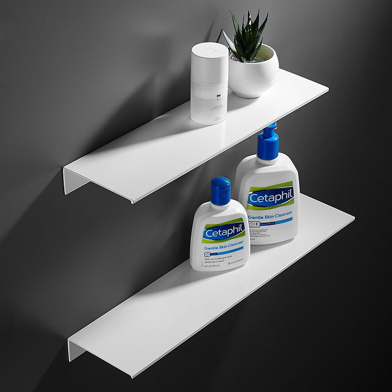 Étagère de salle de bain noire VidaXL EDEA, 50 cm, avec plusieurs niveaux pour rangement pratique.