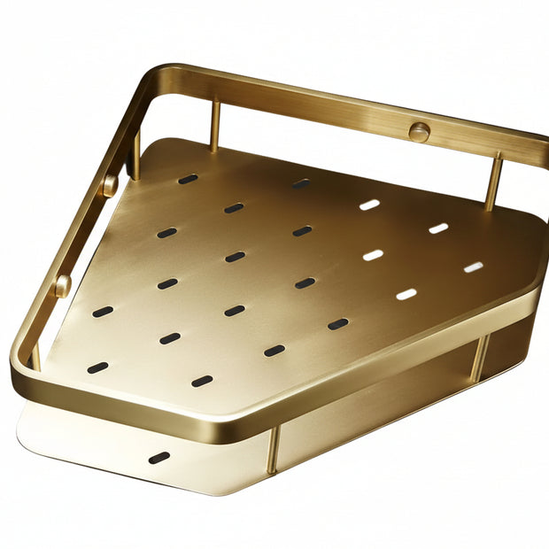 Bathroom Wall Storage Bathroom Copper Storage Rack - HAUSSLYON