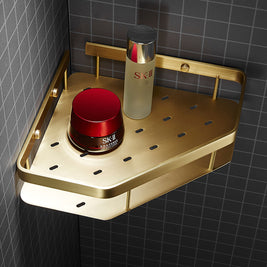 Bathroom Wall Storage Bathroom Copper Storage Rack - HAUSSLYON