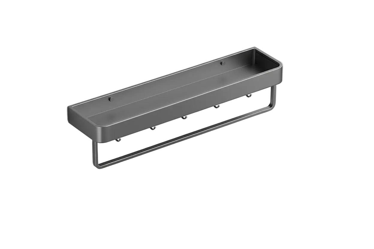 Punch-free Bathroom Storage Rack Bathroom Wall-mounted Storage Rack - HAUSSLYON