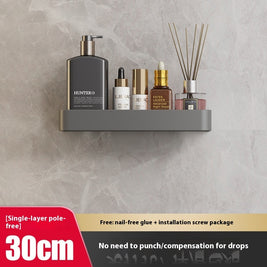 Punch-free Bathroom Storage Rack Bathroom Wall-mounted Storage Rack - HAUSSLYON