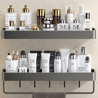 Punch-free Bathroom Storage Rack Bathroom Wall-mounted Storage Rack - HAUSSLYON