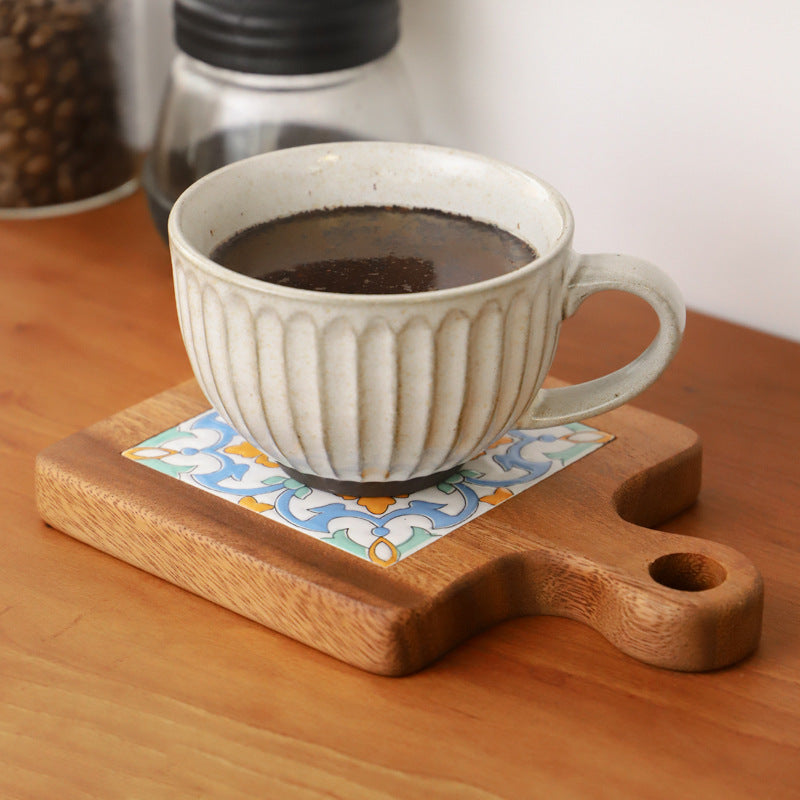 Irregular Solid Wood Table Insulation Table Mat - HAUSSLYON