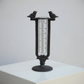 Retro Pastoral Creative Pure Handcrafted Cast Iron Double-bird Rain Gauge - HAUSSLYON