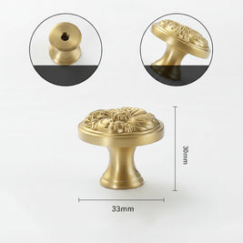 Boutons VidaXL Fleury II, petits boutons décoratifs en plastique blanc pour meubles ou vêtements.