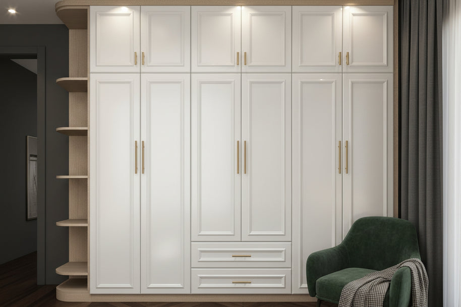 Poignées et boutons Lagos de la marque Hausslyon, en métal avec finition élégante, adaptés pour meubles ou décoration intérieure.