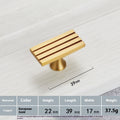 Furniture Wardrobe Drawer Cabinet Brass Handle - HAUSSLYON