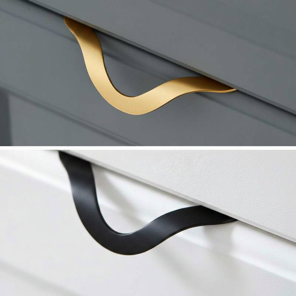 Brass Wardrobe Cabinet Invisible Punch-free Handle - HAUSSLYON
