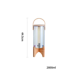 Distributeur de boisson en bois wenge de la marque PREMIUM GOODS, avec un design élégant et un espace pour plusieurs bouteilles.