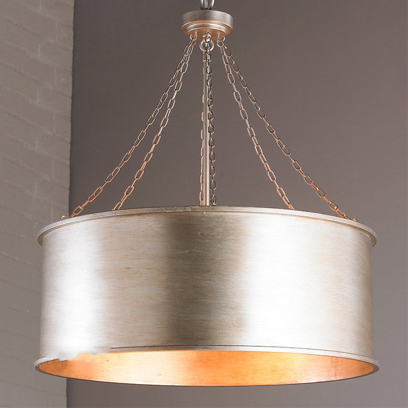 Lustre Fes jaune de VidaXL, suspension moderne en métal, dimensions 48x58cm, éclairage élégant pour salon ou salle à manger.