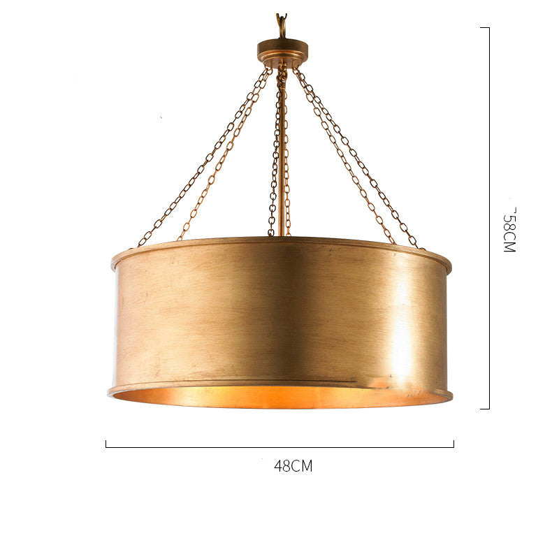 Lustre FES jaune de VidaXL, design moderne, dimensions 48x58cm, suspendu avec abat-jour élégant.