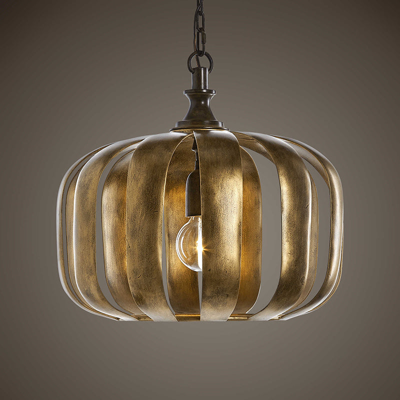 Lustre LOUXOR VidaXL, petit modèle, avec abat-jour blanc et design élégant, suspendu au plafond.