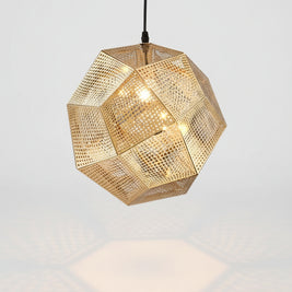 Pendant Modern Simple Grid Light Shadow Polyhedral Ball - HAUSSLYON