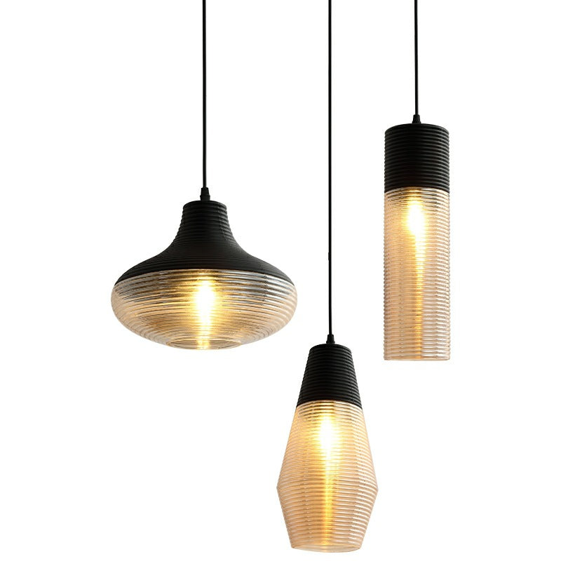 Lustre Stockholm de VidaXL avec plusieurs branches et ampoules suspendues, design moderne en métal noir.