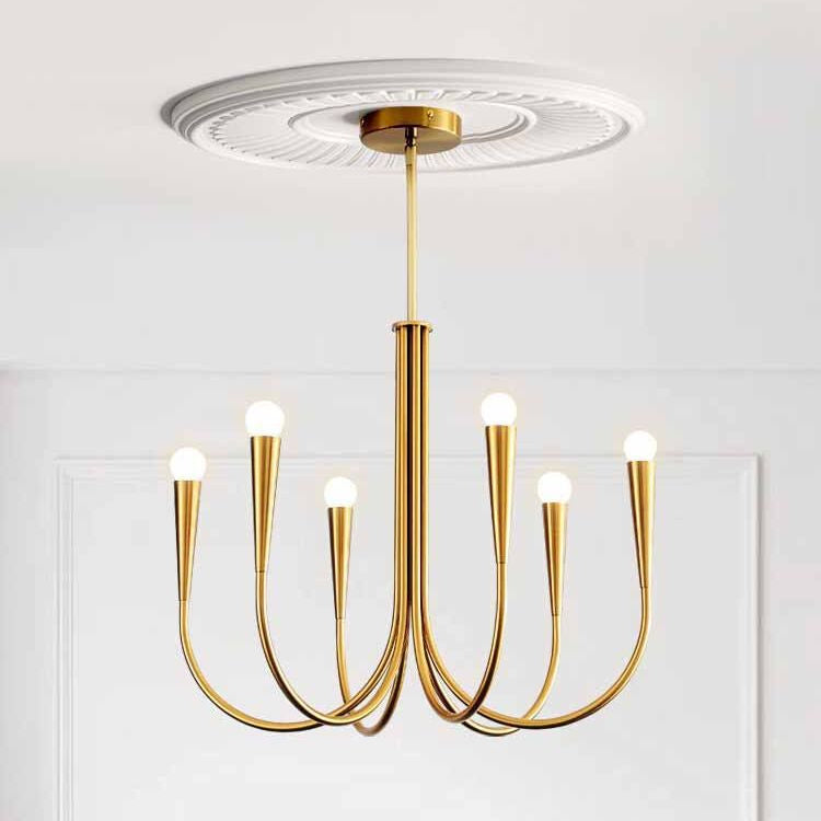 Lustre noir Turin VidaXL avec neuf branches, design moderne pour salle à manger ou salon, éclairage élégant et contemporain