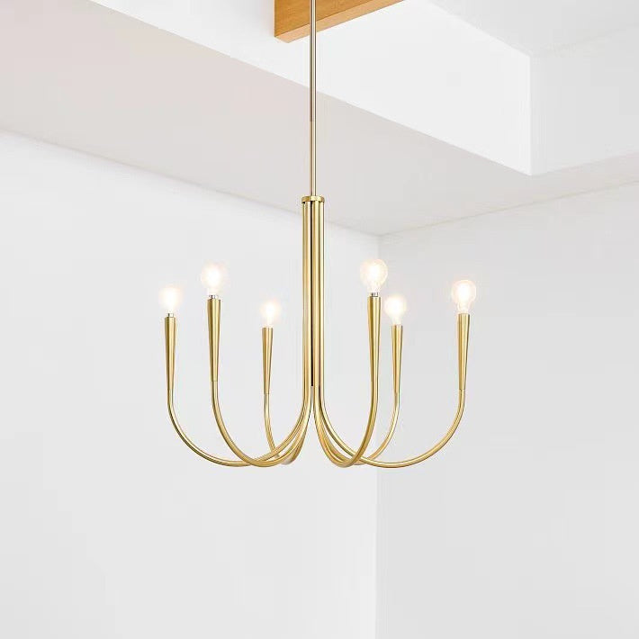 Lustre noir VidaXL Turin avec neuf ampoules, design moderne, suspendu au plafond, idéal pour salle à manger ou salon.
