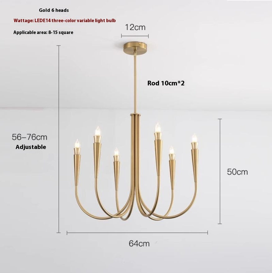 Lustre noir Turin de VidaXL avec design moderne, suspendu avec plusieurs branches et ampoules apparentes.