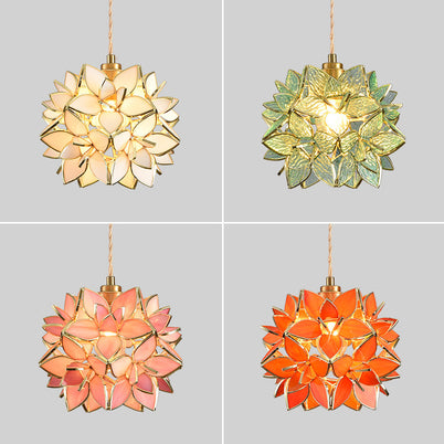 Lustre Venise VidaXL blanc chaud, élégant avec neuf bras et abat-jours en tissu, pour une décoration intérieure raffinée.