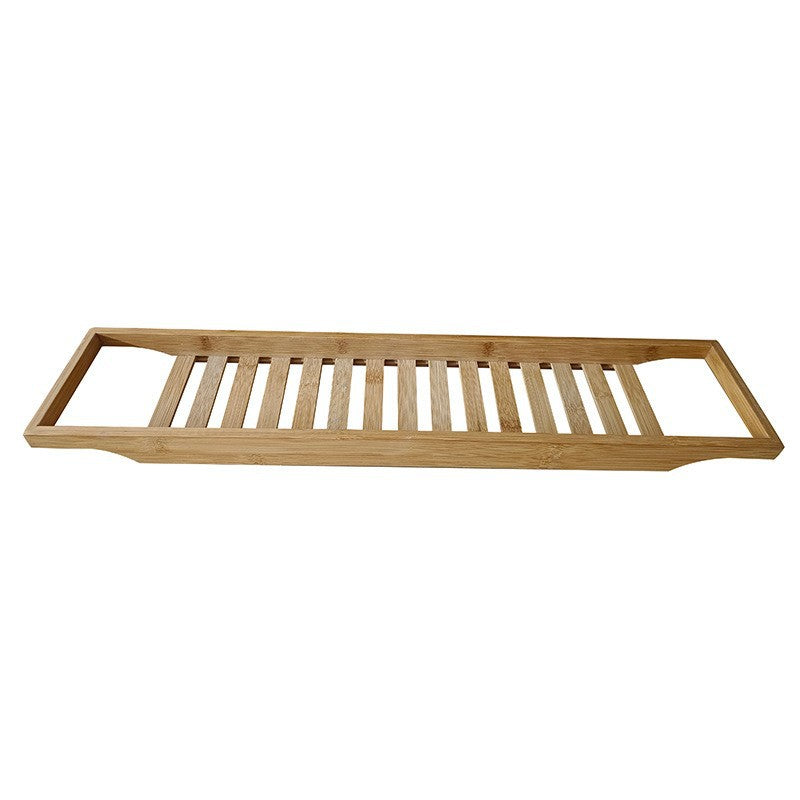 Plateau de bain en bois naturel Letouquet VidaXL, élégant et pratique pour organiser vos accessoires de bain.