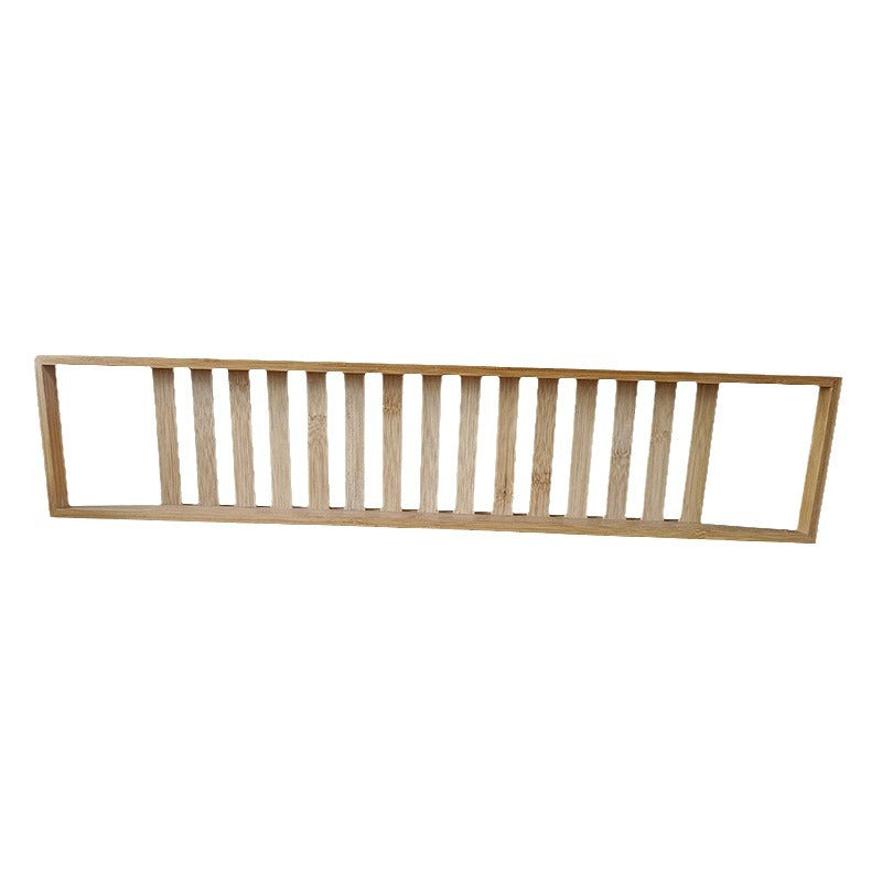 Plateau de bain Letouquet en bois naturel, design élégant pour organiser accessoires de salle de bain.