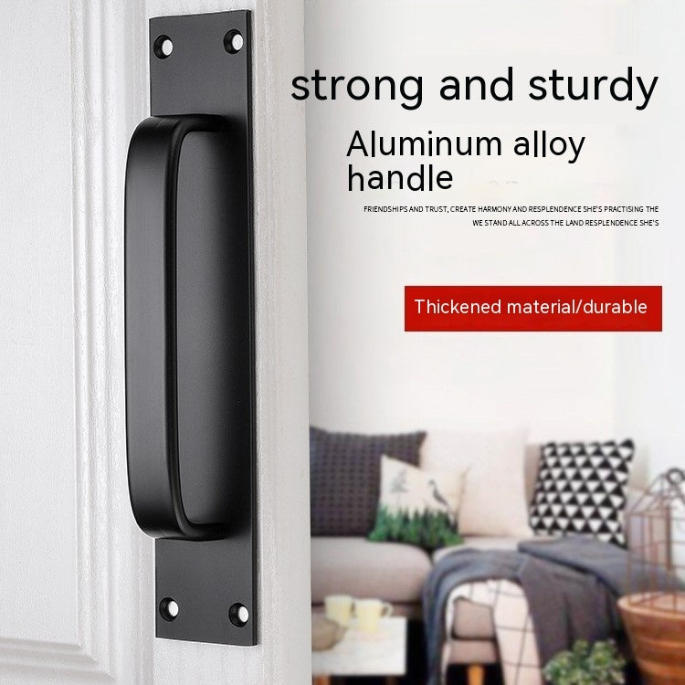 Poignée de porte Vareennes noir de VidaXL à visser, poignée robuste pour porte intérieure ou extérieure.