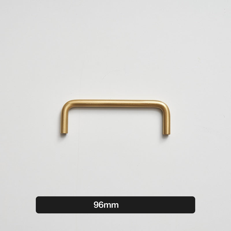 Poignées VidaXL Elbe en acier de 96 mm, design simple et moderne pour meubles et portes.
