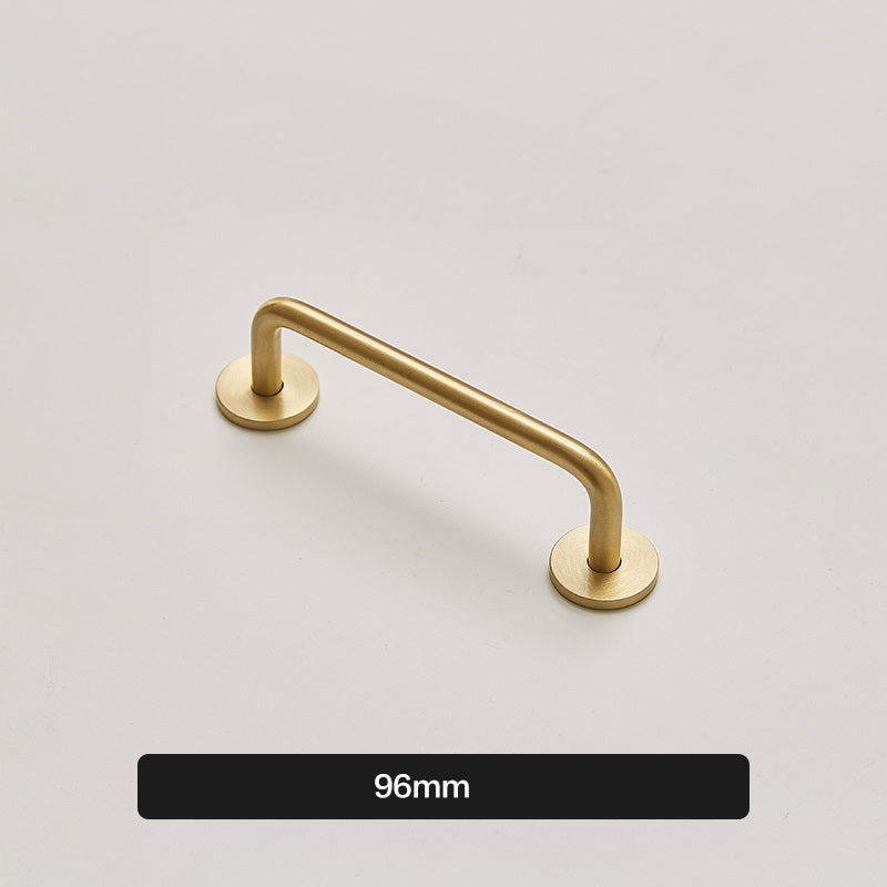 Poignées VidaXL Elbe de 96 mm, style simple et moderne, en métal, pour meubles ou portes.