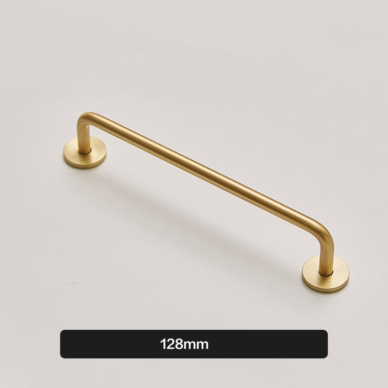 Poignées VidaXL Elbe en acier de 96 mm, finition élégante pour meubles et portes.