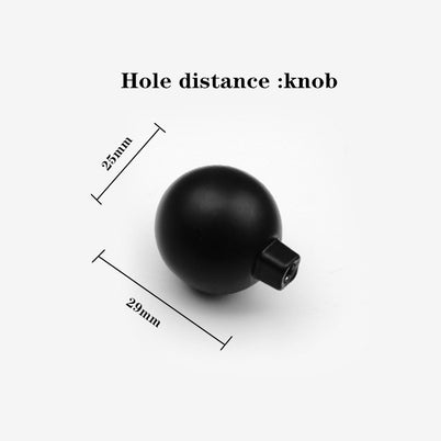 Poignées et boutons Berlin noirs de la marque VidaXL pour meubles, design moderne et finition élégante.