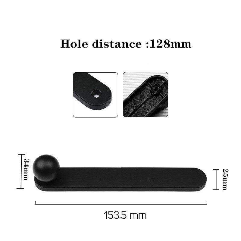 Poignées et boutons Berlin de VidaXL en noir, design moderne pour meubles et armoires, visible en image.