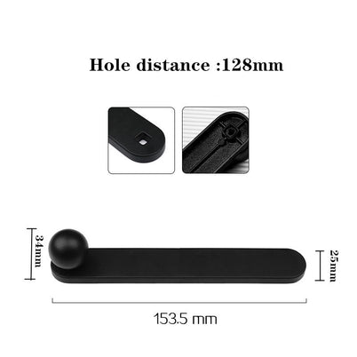 Poignées et boutons Berlin de VidaXL en noir, design moderne pour meubles et armoires, visible en image.