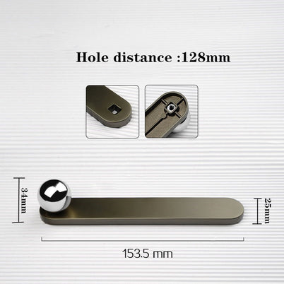 Poignées et boutons Berlin noires de VidaXL, design moderne pour meubles et portes.