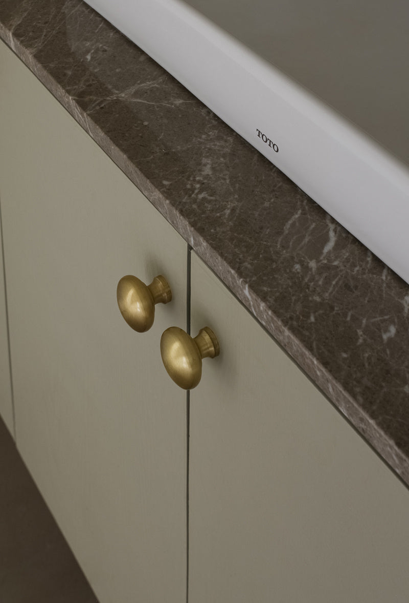 Poignées et boutons Brossard en laiton de 25 mm, produit par VidaXL, pour meubles et décoration intérieure.