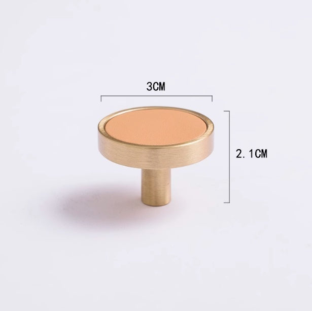 Poignées et boutons VidaXL pour meubles, design crème, boutons en métal pour armoires et tiroirs.