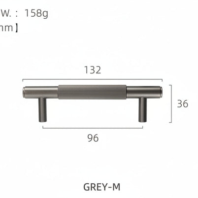 Poignées et boutons Harlem gris de la marque VidaXL, avec boutons ronds en métal pour meubles ou décoration intérieure.